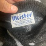 WOMENS MEISTER grey black??SKI SWEATER Large grey HONG KONG 100% new wool Photo 2