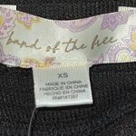 Band of Gypsies B.O.G. BAND OF THE FREE BLACK RIBBED CROP KNIT SHIRT LONG SLEEVES WOMEN SIZE XS Photo 6