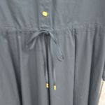 Donna Karan  Elegant Black Button-Down Dress Photo 4