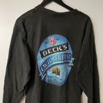 2002 Vintage Life Beckons Beck's Oktoberfest T Shirt Y2K Graphic 100% Cotton XL Photo 13