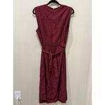 Ted Baker TED BAKER Double D-ring Waist Utility Dress In Oxblood Size 2 US 8-10 Photo 2