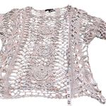Elegant White Women's Crochet Blouse Size undefined Photo 3