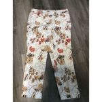 Chico's  Size 0 (4) Floral Pants Women's Pull on Photo 2