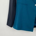 Elie Tahari Women's Bethany One Button Colorblock Notched Lapel Blazer Size 4 Photo 4