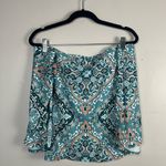 Jantzen  Surplice Maillot One-Piece Swimsuit Blue Medallion and Skirt Size 24W Photo 10