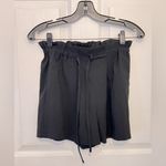 Babaton ARITZIA  Women’s Black Drawstring Paper Bag Waist Size S Photo 0