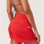 Solid & Striped  Sophie Red Retro Poppy Shorts NWT Large Photo 1