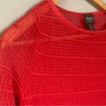 Chico's  Travelers Collection Tunic Knitted Knit Pullover Tangerine Pink Small Photo 4