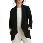 Wilfred  chevalier black jacket double zero Aritzia with pockets small Photo 1