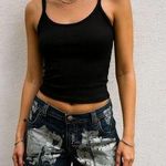 Urban Outfitters  Rag Union x Lee Metallic Paint Splatter Denim Shorts Size 32 Photo 0