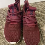 Adidas  Lite Racer Shadow Red Burgundy White Sneaker Shoes Photo 2
