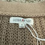 Ultra Flirt Distressed Cropped Cardigan Sweater Photo 3
