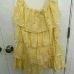 Tularosa Revolve Finley Dress in Pastel Yellow Mini Layered Sleeveless Dress Photo 2