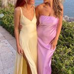 Show Me Your Mumu  Taylor Tube Dress In Lilac Luxe Satin Photo 3