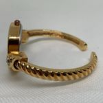 Studio women rose gold tone watch quartz analog 32mm cuff size 7” running Photo 2