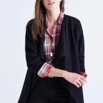 Madewell Black Merino Wool Meridian Sweater Jacket Photo 0