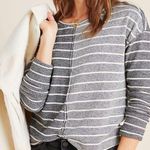 Anthropologie  Devin sweatshirt textured striped brand‎ new with tags Photo 0