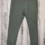 Jockey Olive Green High Waist Pocket Leggings | Stretch Active Pants – Size XL Purple Photo 0