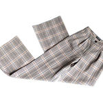 Nasty Gal Pink, Brown, Black and Blue Flare Trousers Photo 0