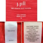 J.Jill Tab sleeve Knit Hoodie Long Sleeves Pull Over Sweatshirt Photo 10