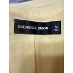 Gabrielle Union Butter Yellow One Button Long Sleeve Blazer Sz M Office wear Size M Photo 2