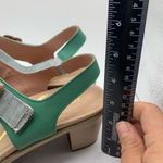 NWB NAOT Women's Intact Sandal Size 42 US 11 Jade Teal/Lime Silver heels 2466 Photo 6
