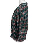 Sleepy Jones Marina Pajama Top Women’s XS Plaid Cotton Flannel 3/4 Sleeve Cozy Green Photo 3
