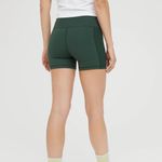 Aerie OFFLINE By  Goals 4" Ribbed Shortie in Sycamore Green - Size Medium Photo 6