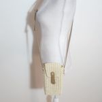 Aerie Cream Woven Crossbody Bag One Size Photo 3