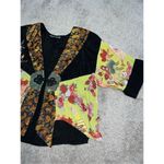 Women’s VINTAGE 90s y2k Cardigan Top MEDIUM Green Photo 2