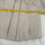 Universal Threads Abercrombie & Fitch moto jacket off white - vegan Leather XL Photo 6