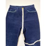 Jones Wear Sports Navy Blue Corduroy Pants Straight Leg Sz 10 Women Photo 5