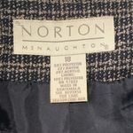 Norton Mcnaughton Vintage  Blazer Cropped Jacket Lined Tweed Knit Size 18 Y2K Photo 7