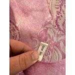 Unbranded Vintage Pink Paisley 100% Wool Sheer Western Scarf Wrap Photo 5