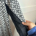 EMERALD 18 BLACK AND WHITE PATTERNED GOLF QUARTER ZIP Photo 4