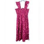 Hill House  size 2x Ellie nap dress burgundy botanical red Pink trad cottage boh Photo 2