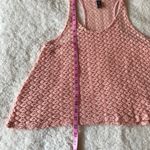 Nollie by PacSun Lacey Knit Tank Top Size Large Pink Photo 4