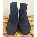 Loeffler Randall Booties Sz 7 Black Suede Block Heel Zip Side Boots Shoes Classy Photo 3