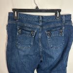 ZENA Vintage Y2K Capri Wide leg patch pocket jeans size 12 Photo 3