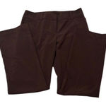NWOT NY & CO size 12 average brown stretchy zip front pants Brown Photo 0