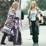 Free People Rolla Costa Cardigan Sweater Duster Southwestern Angora Wool Mohair Photo 2