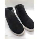 Pierre Dumas Black Wedge Sneakers Boutique Size 9 Streetwear Trendy Comfort Photo 1