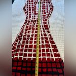 Liz Claiborne Geo Print Belted Midi Dress – Business Casual Travel Ready Size L Photo 5