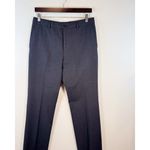 Ralph Lauren  Women Dress Pants Black Straight Wool Classic Trouser 30x30 Photo 5