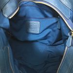 Coach  Chicago Ellis Navy Pebble Leather Tote Bag EUC Photo 4