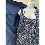 Alex Evenings Womens 3pc Blue Floral Jacket Tank Top Pants Set Plus Size 2X Photo 2