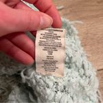 Free People  September Song Polar Bear Sweater Mint Green Crew Neck Size M Photo 6