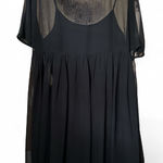 ASOS  mesh babydoll dress black sz 6 Photo 0