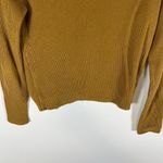 Madewell Texture And Thread Jacquard Knot-Front Top Women’s Size Small Gold Photo 7