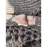 Free People  90s Open Front Knit Cape with Crochet Back‎ Boho Festival One size Photo 7